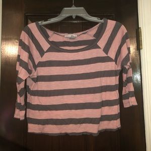 Women’s Striped Crop Top